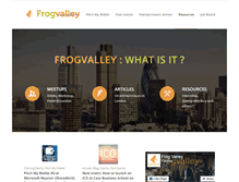 Tablet Screenshot of frogvalley.net